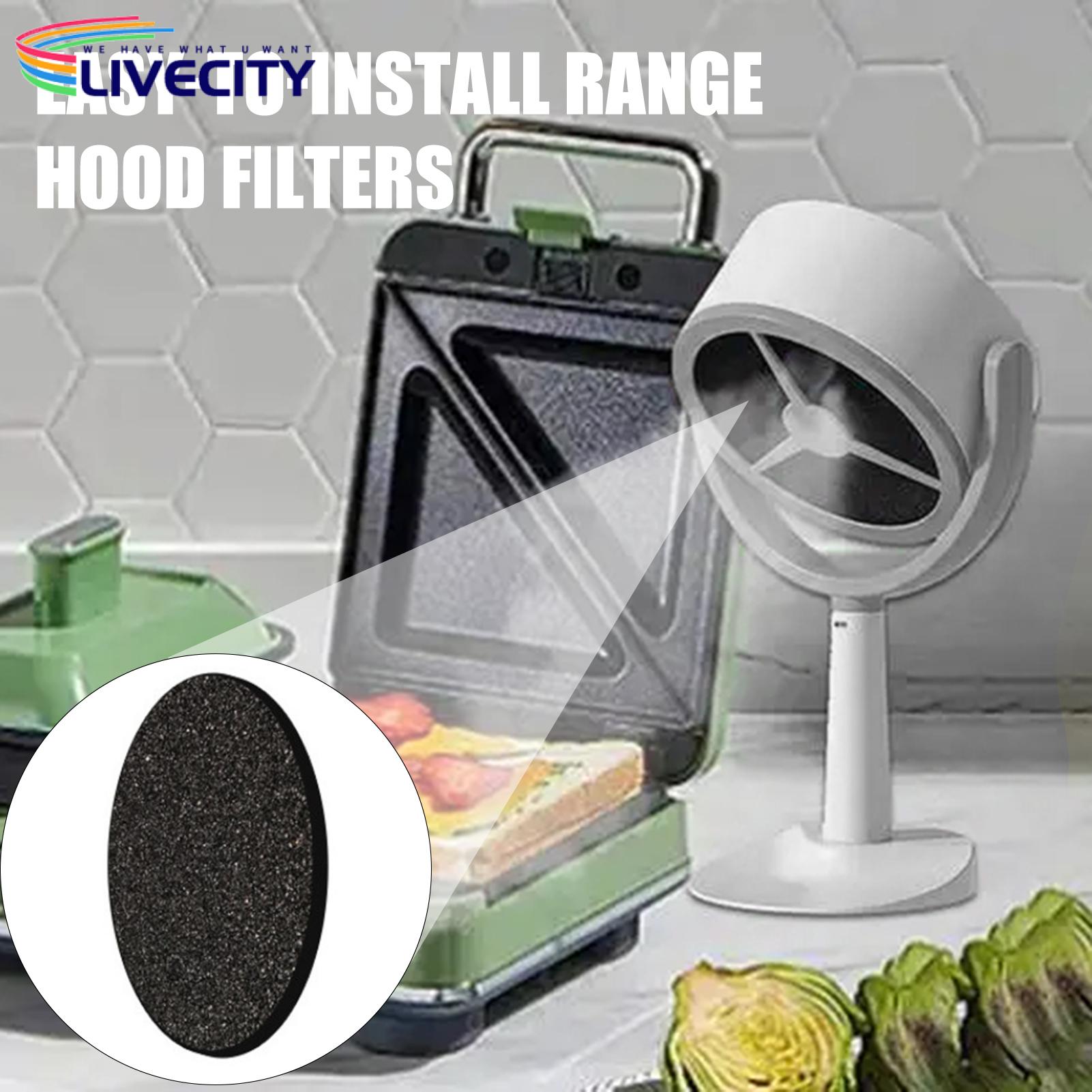Honeycomb Activated Carbon Filter Portable Range Hood Filter with Activated Carbon for Strong Oil Adsorption Easy Replacement Ideal for Homes Range Hood Filter Cotton. 