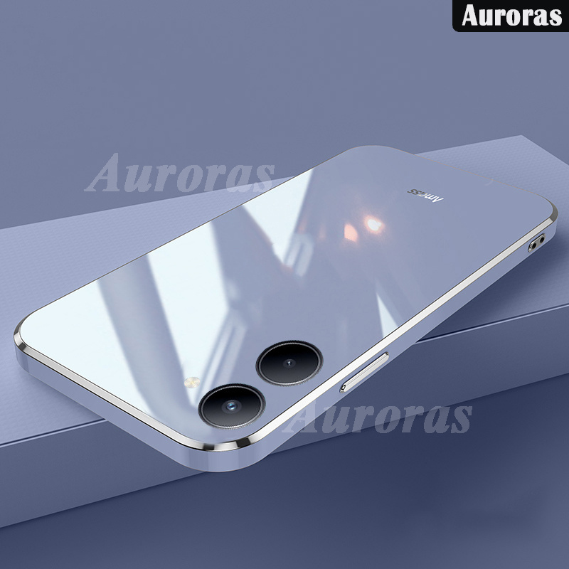 Phone cover For Vivo Y18 Y18S case shell Luxury Shockproof Straight Edge Soft TPU Double-Sided Electroplating Bumper For vivo Y18 Y18S Cases Housing. 