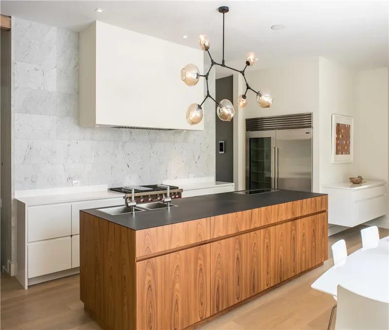 Complete kitchen cabinets with smart doors and ready-made kitchen modular islands. 