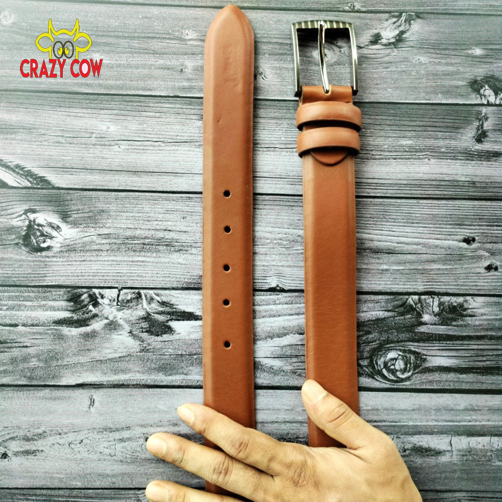 Crazy Cow Leather Formal Belt for Boys