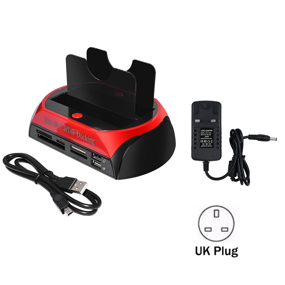 All in 1 SATA IDE To USB Hdd Docking Station eSATA to USB 2.0 Adapter For 2.5/3.5 Hard Disk Drive Docking Station Hard Enclosure. 
