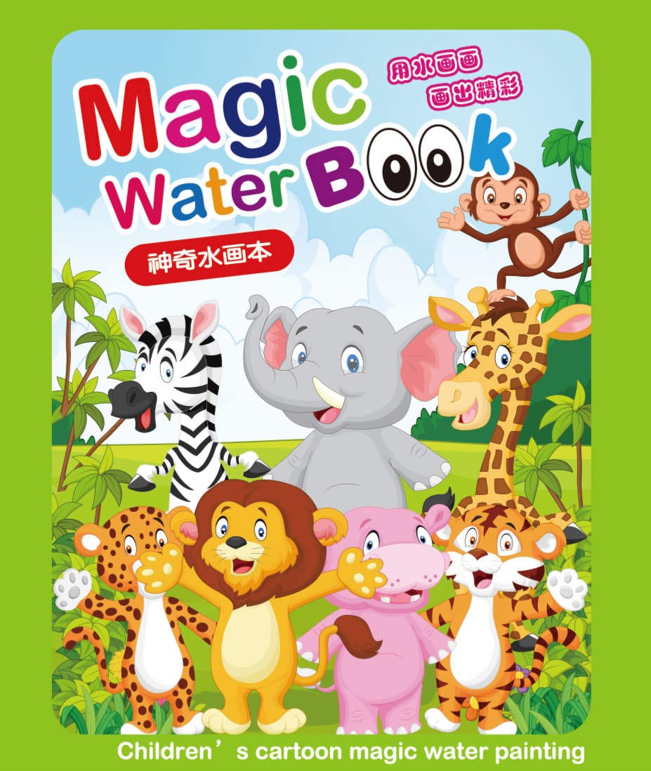 Best Reusable Kids Drawing Book - Magical Water Painting & Doodle Book | Fun & Educational Toy for Toddlers & Children - 2025 Trending Book! Ideal Early Learning Gifts. 