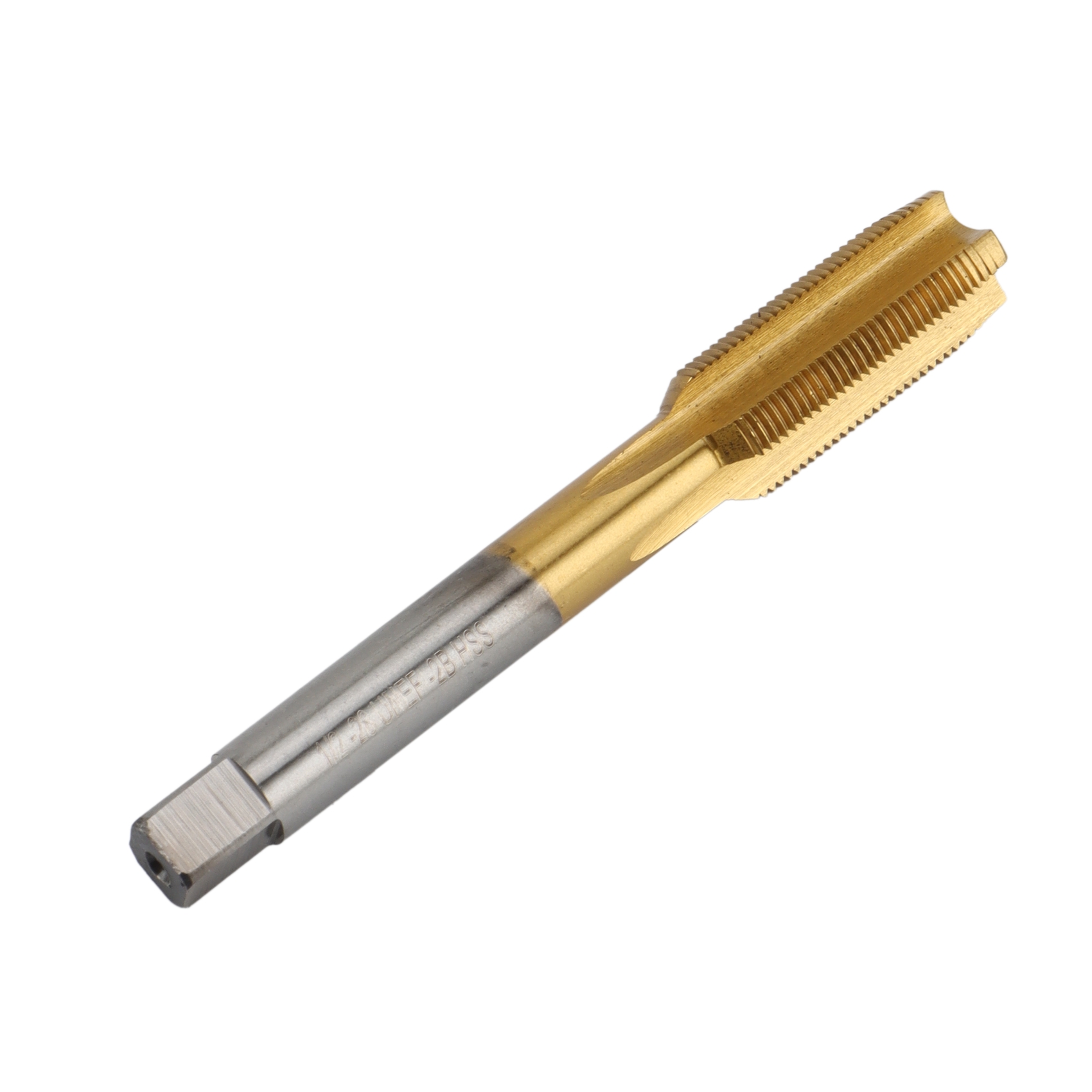 High Hardness UNF 1/2 -28 HSS Titanium Coated Tap & Round Die Set Right Hand Thread Tool for Mold Machining. 