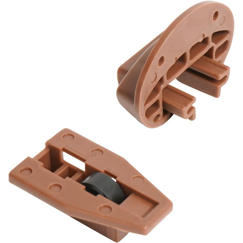 Drawer Slides Guides Plastic 5Pairs with Roller Undermount Drawer Slides Stopper for Dresser Drawer Parts. 
