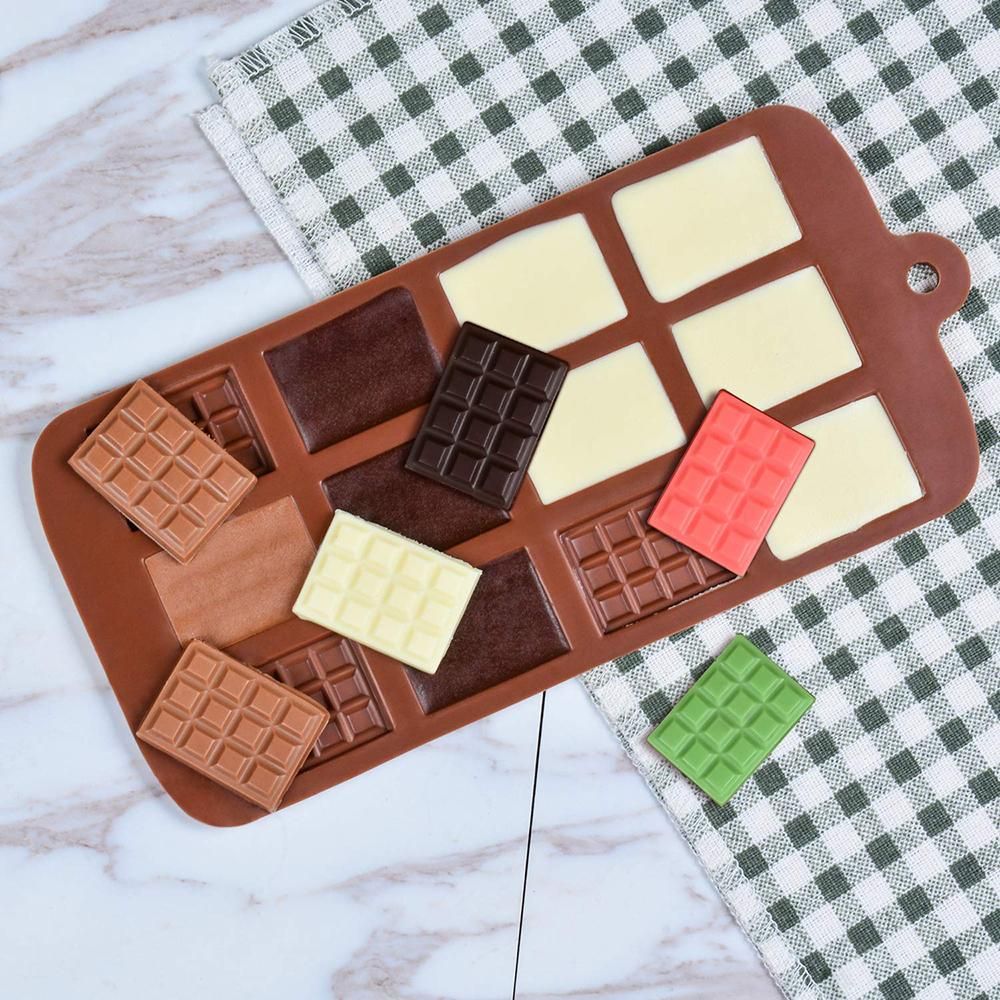 Get Creative With Baking Using A 12 Chocolate Silicone Mold - Add Fun Shapes To Your Cakes - Pastries And Candies. 