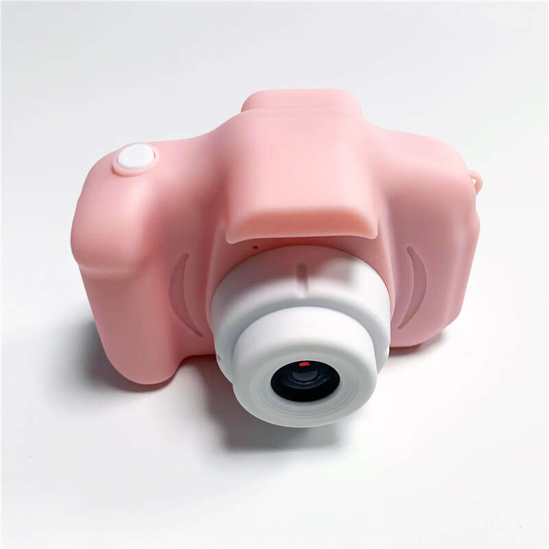 Children's SLR mini camera toy can take photos Pink cute girl gift x2. 