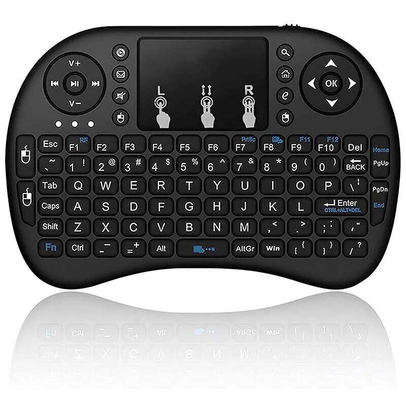 I8 Mini Keyboard Wireless 2.4G Air Mouse Remote Touchpad for Laptop TV Box