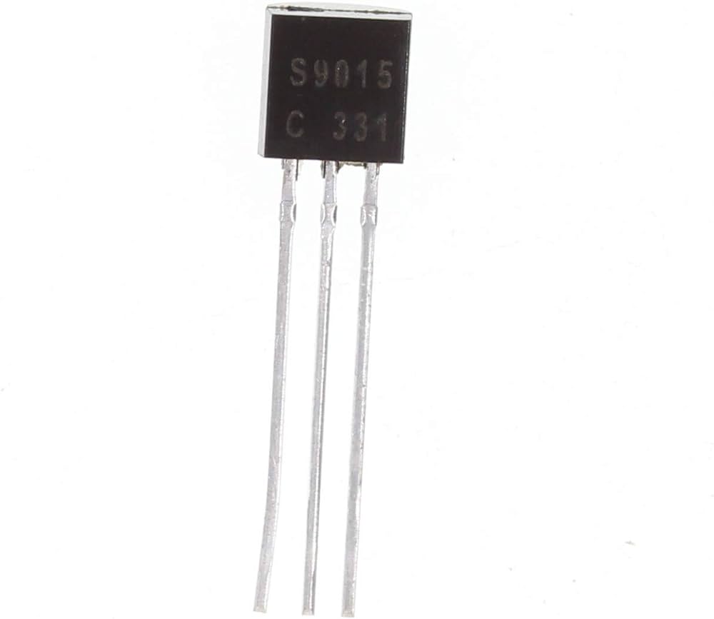 25Pcs - SS9015 S9015 PNP Transistor 20V 500mA Transistor TO-92 Package S9015 Transistor PNP Small Signal Transistor 3 Pin Leads