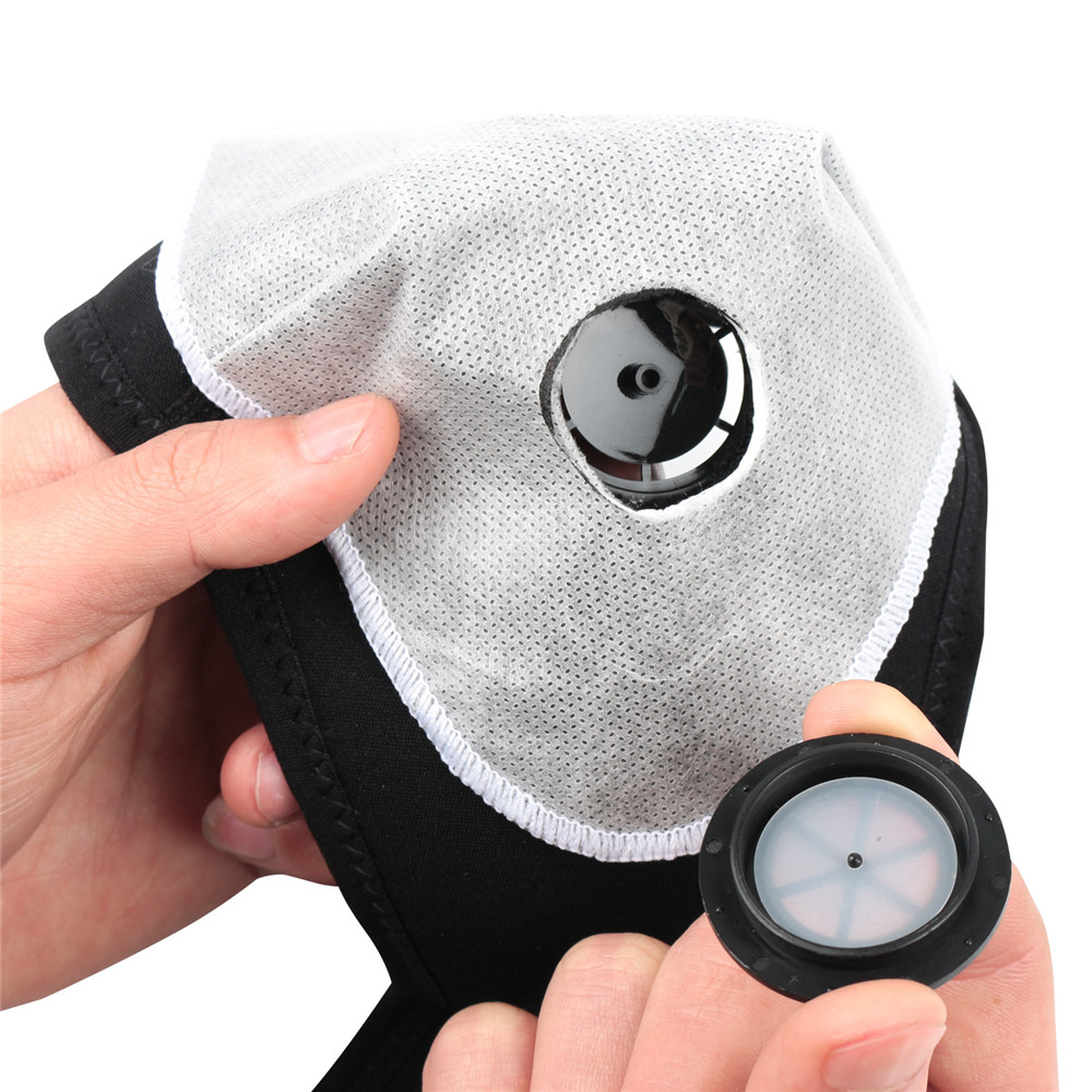 Anti haze and dustproof face shiled Three-dimensional arc active carbon filter face protection active carbon PM2.5 face mask filter Professional Breathable mouth cover brand new and high quality. 