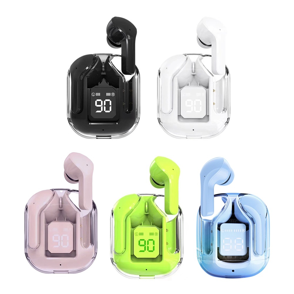 HQAi H4 Wireless Earphone Bluetooth TWS Build-in Mic Earbuds Noise Cancellation Earphone Touch Control Hi-fi Headset Sports Waterproof for All Phone. 