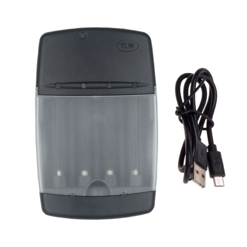 USB LR03 AA LR6 AAA LR61 AAAA Alkaline 1.5V Rechargeable Battery Smart Charger with Intelligent LED Indicator For Toy Camera. 