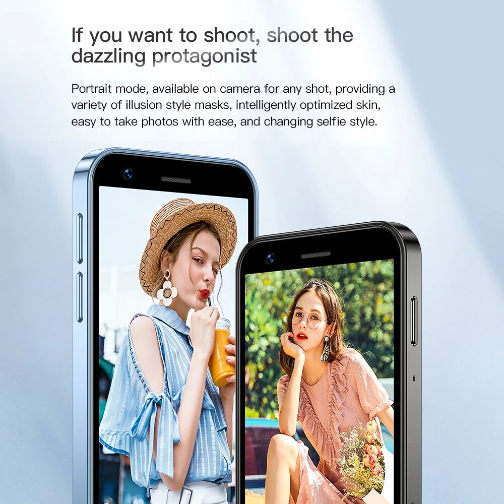 SOYES XS16 Mini 4G LTE Android10.0 Smartphone 3GB RAM 64GB ROM 3 Display 5MP Camera Dual SIM With Play Store WhatsAPP. 
