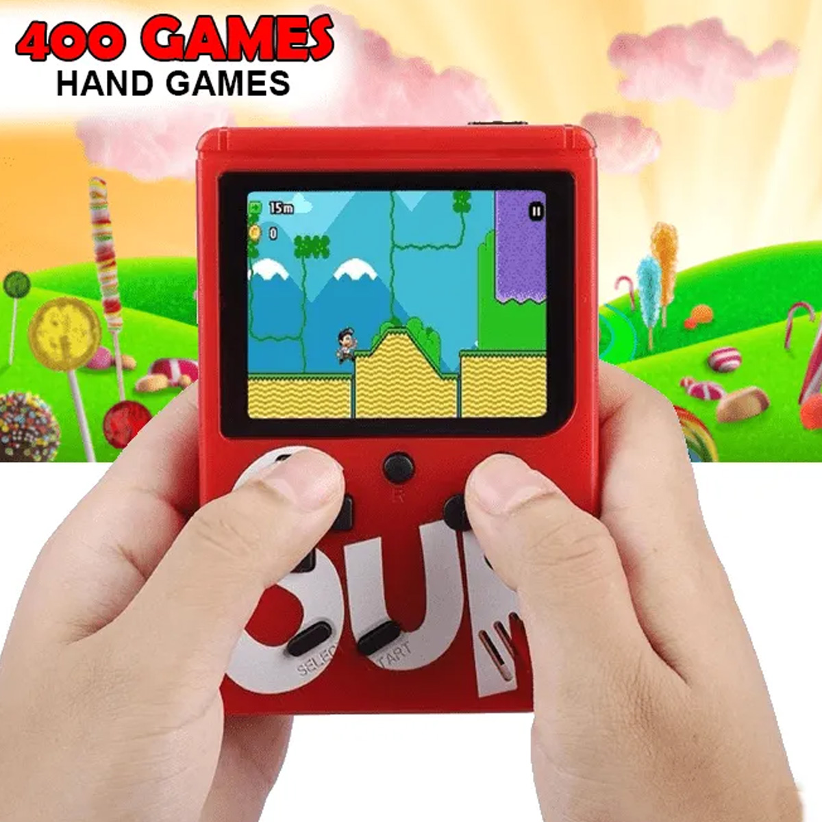 Sup Game Box Pocket Game Console 400 In 1 Game. 