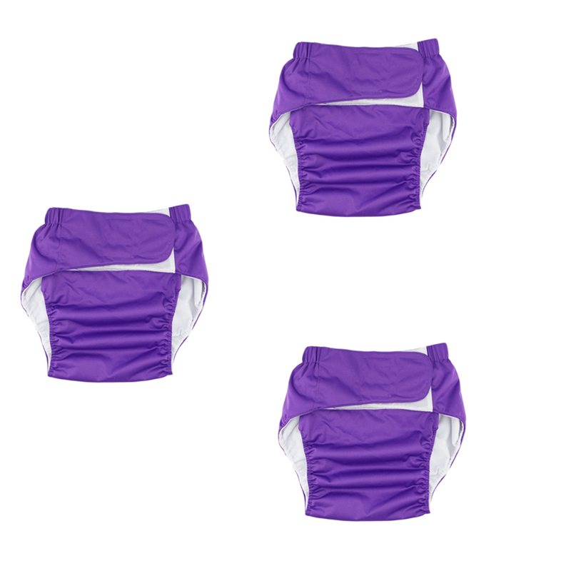 3X Super Large Reusable Adult Diaper for Old People and Disabled, Size Adjustable Waterproof Incontinence Pants