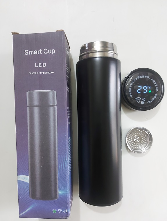 Smart Cup Flask With LED Temperature Display Hot and Cold Mode. 