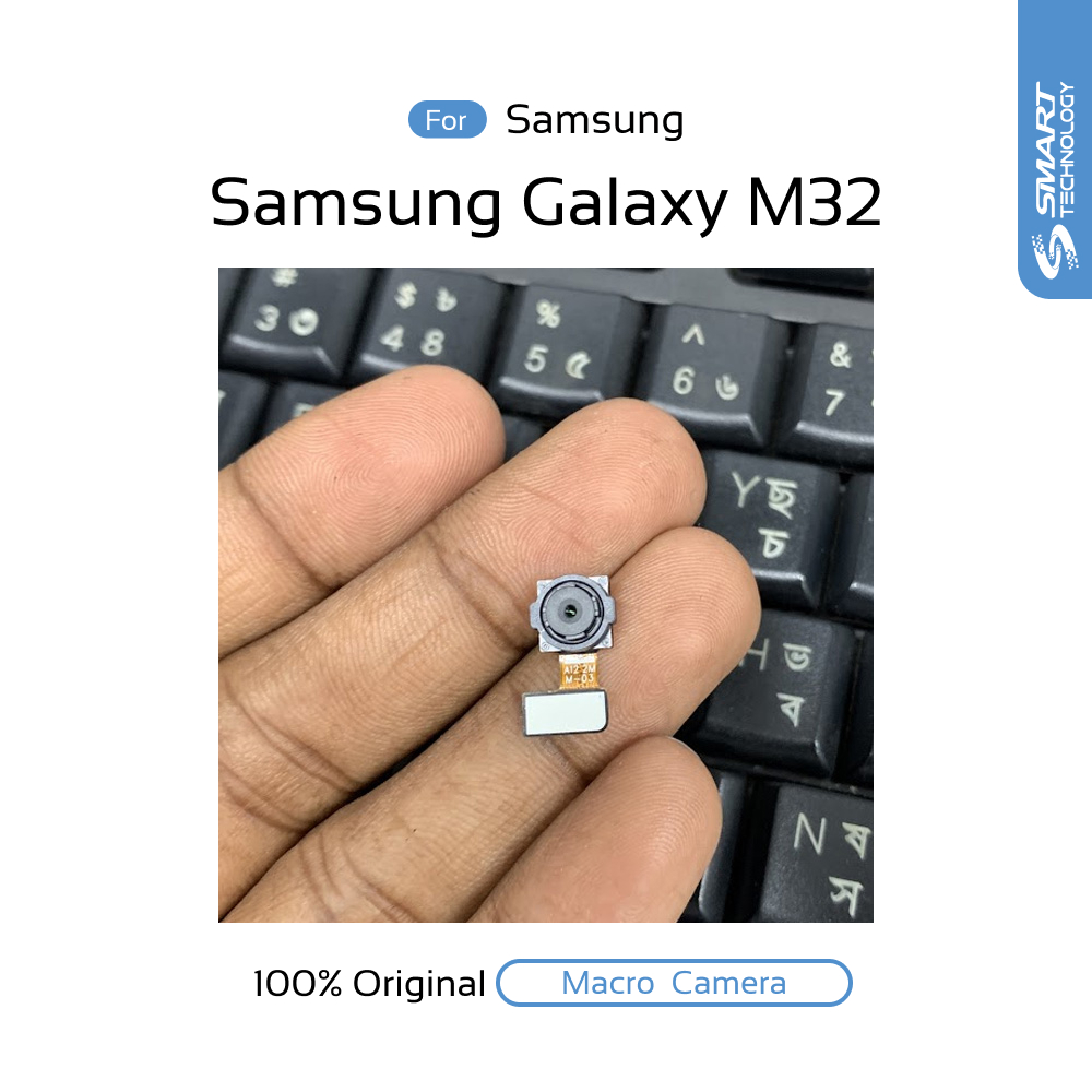 For Samsung Galaxy M32 Front Camera And Back Camera Module Replacement Parts. 