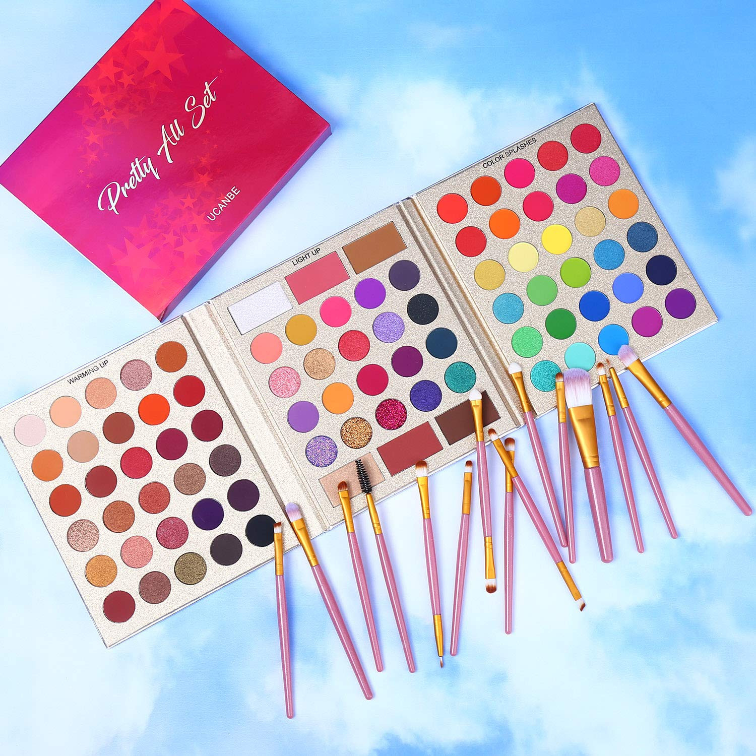 Ucanbe Pretty All Set Eyeshadow Palette. 