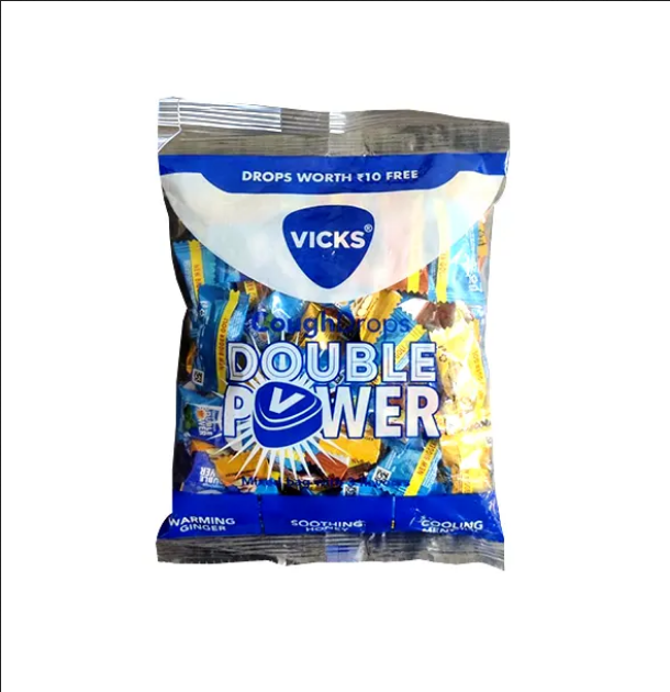 Vicks Cough Drops Chocolate 3 Flavour - 65pcs