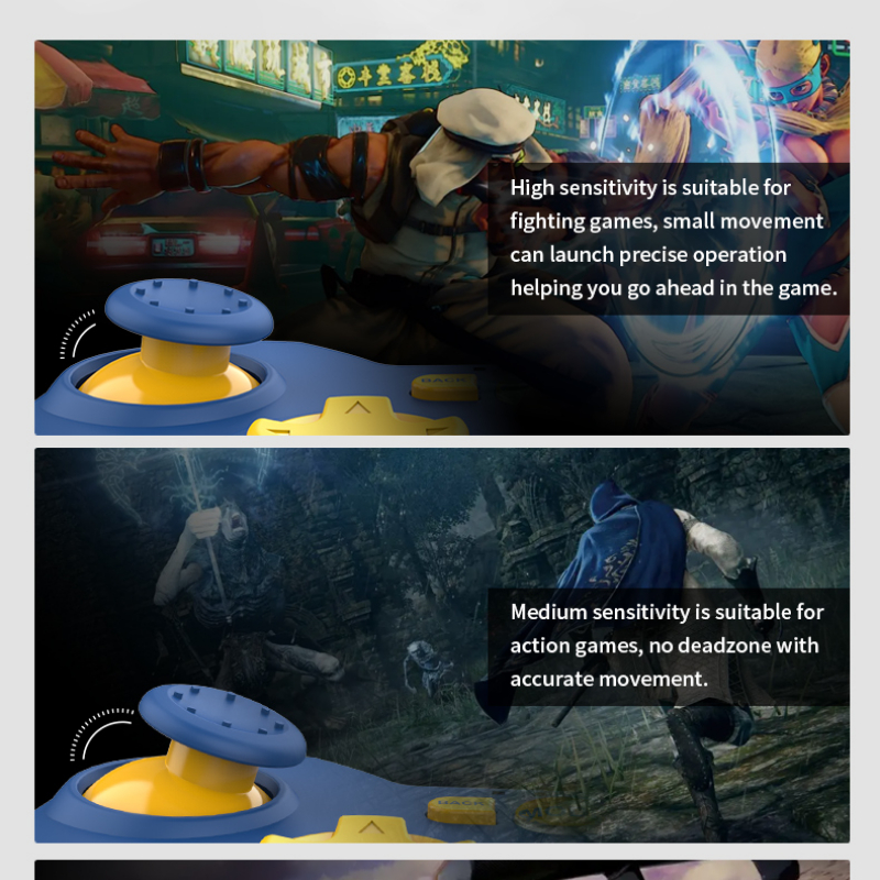 PXN P3 Wireless Bluetooth 2.4G Game Controller USB Wired Portable Joystick Gamepads For PS3 IOS Android /PC Windows 7/8/10/11. 