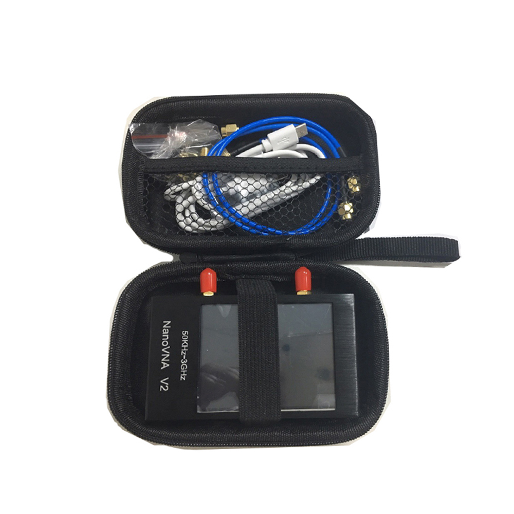 2.8 Inch Touching Screen 3G Vector Network Analyzer S-A-A-2 NanoVNA V2 Antenna Analyzer Shortwave HF VHF UHF with Aluminum Alloy Housing. 