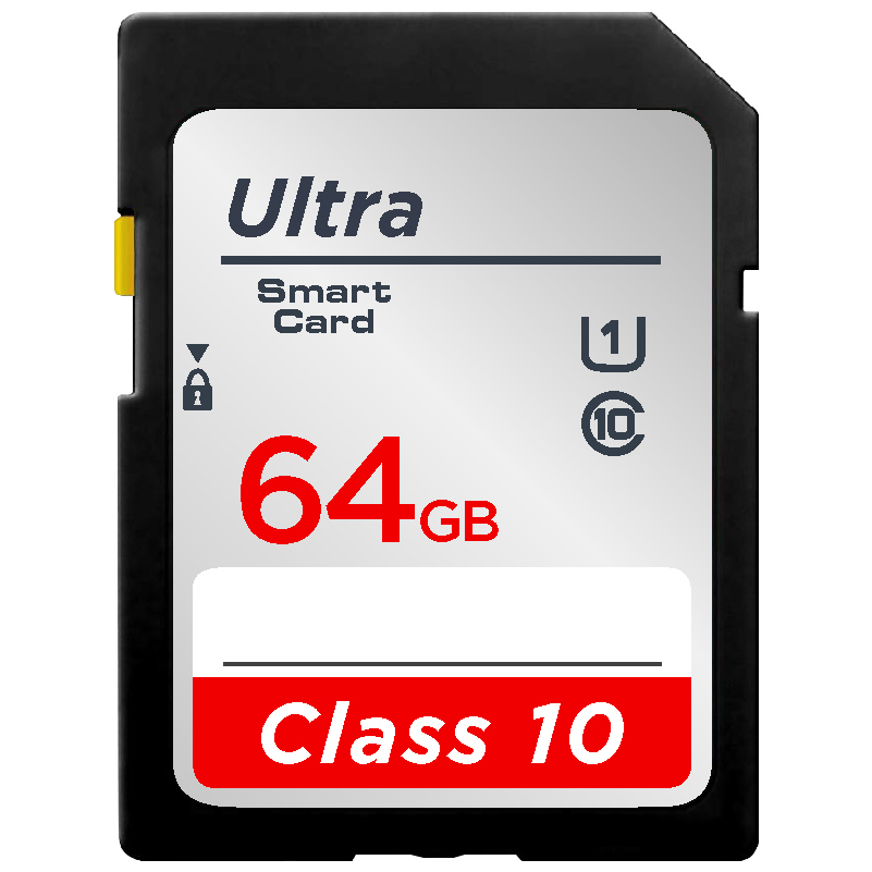 SD Card 64GB 128GB 256GB V10 16GB 32GB Normal Full Size Flash SD Memory Card High Speed for Camera. 
