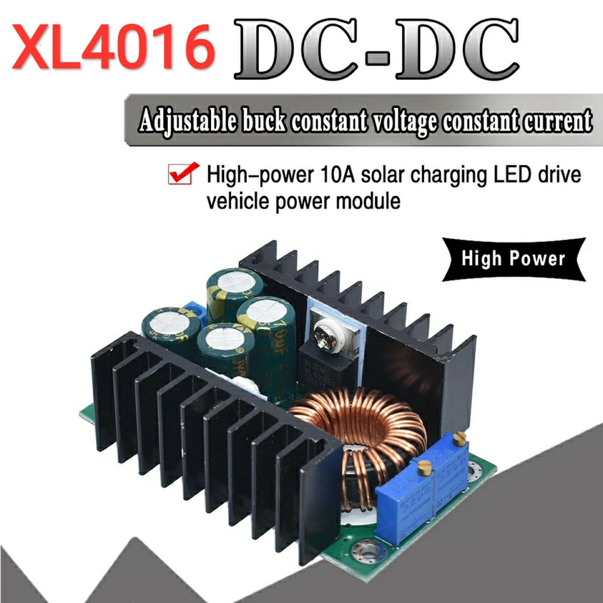 XL4016 DC-DC 9A 300W Step Down Buck Converter 5-40V To 1.2-35V Adjustable Power Supply Module LED Driver Replace LM2596 XL4015 XL6009 - Multi Plug - Multi Plug