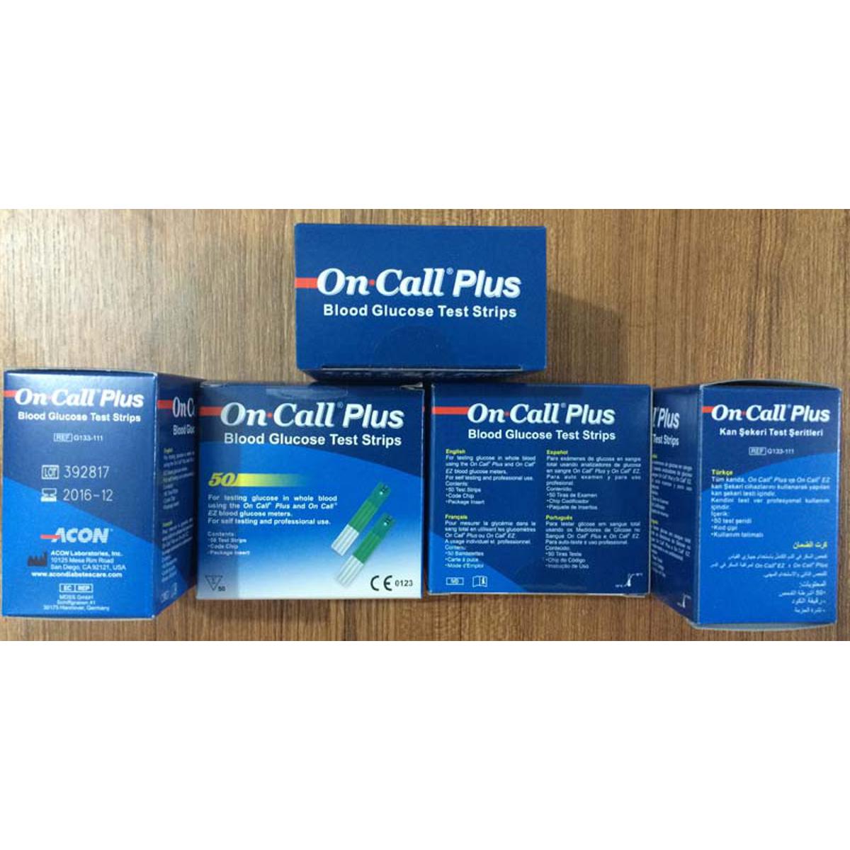 On Call Plus 100 Pcs Strip 1 year - 2 years Validity For OnCall Plus /OnCall/ On Call EZ|| by HONESTIME. 