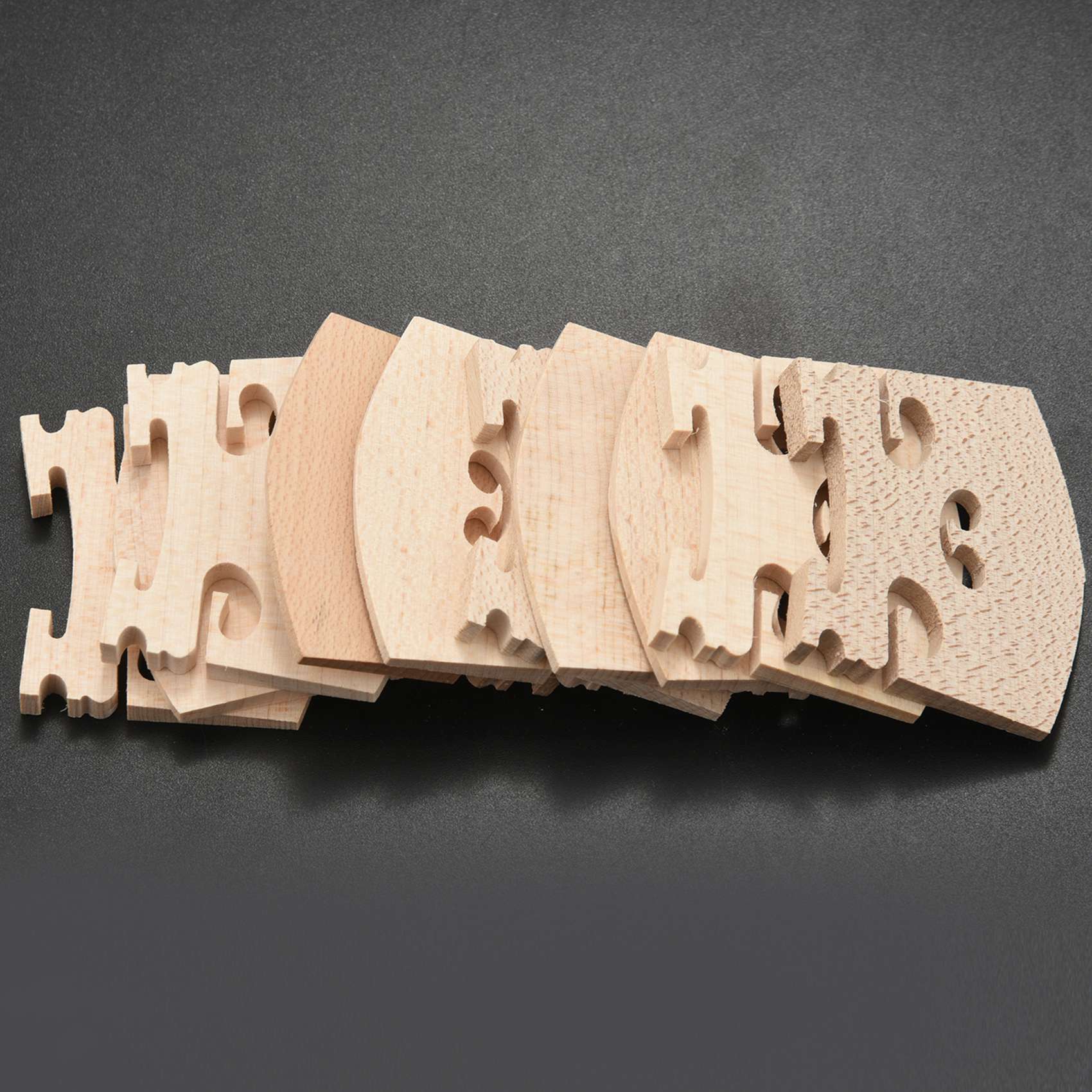 Violin Bridge 4/4 Maple Leaf 10 Pack Violin Parts Violin Code. 