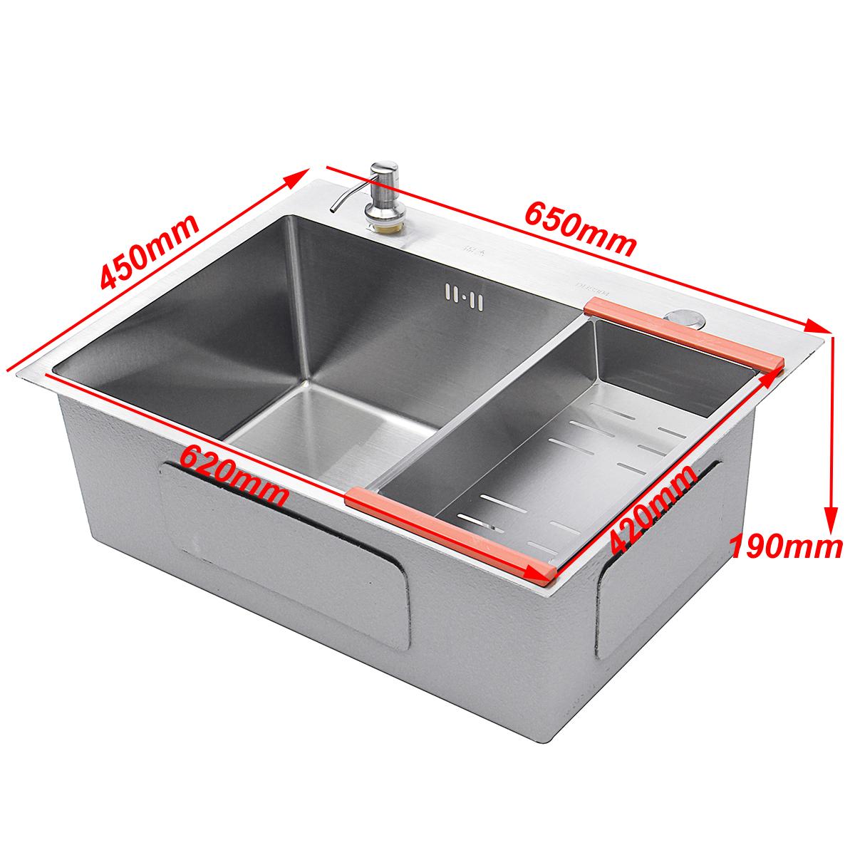 Single Bowl Basin Stainless Steel Top Mount Kitchen Sink Undermount 60x45x19cm Buy Online At Best Prices In Bangladesh Daraz Com Bd