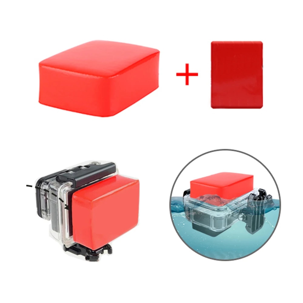 【3C VictoryEagle】Anti Sink Floaty Block Mount Sticker for GoPro Hero 7 8 6 5 4K Camera Waterproof Case Surfing. 