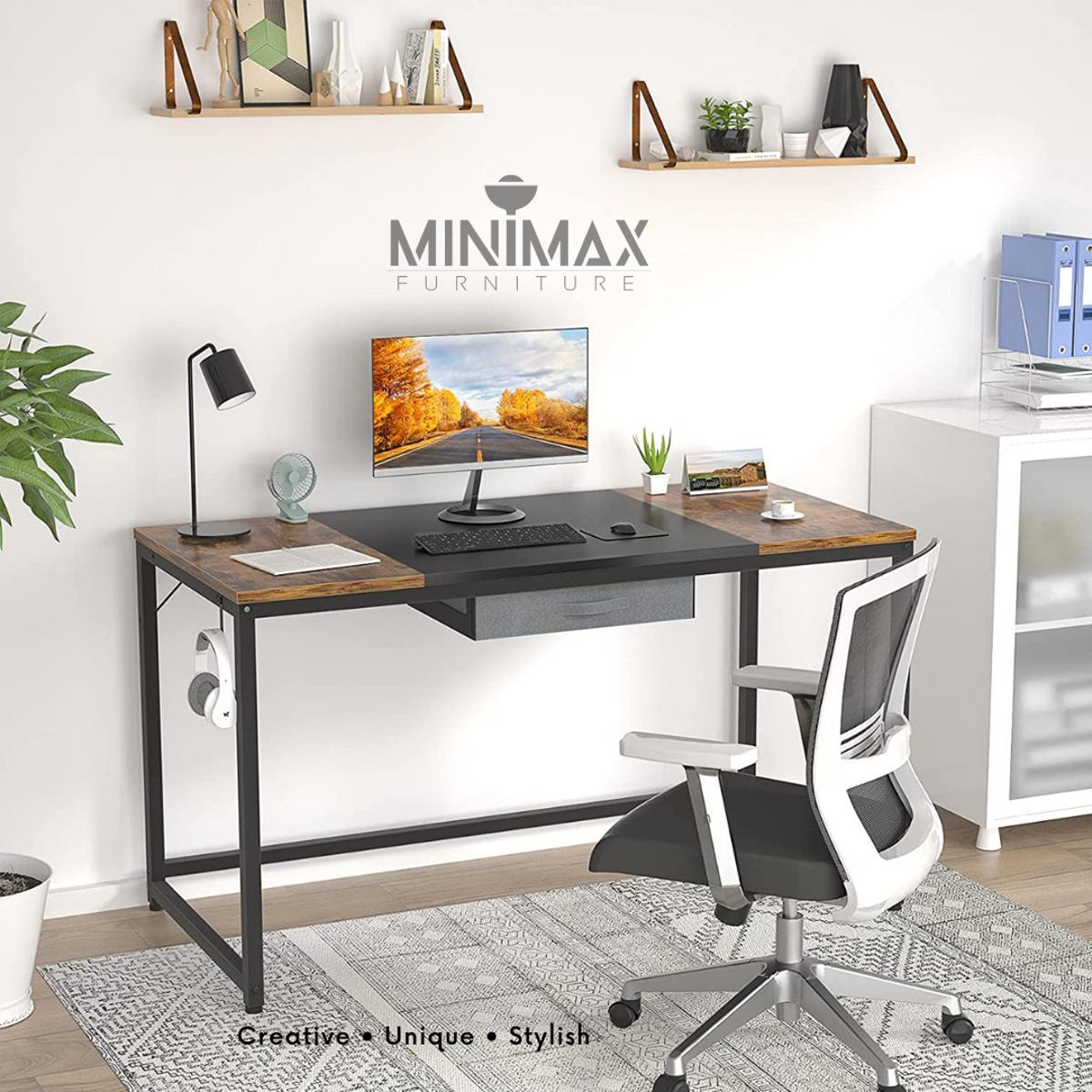 Mecor computer desk with deals 2 drawers