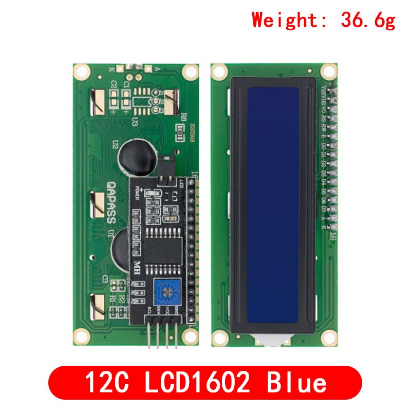 LCD module Blue Green screen IIC/I2C 1602 for arduino 1602 LCD UNO r3 ...