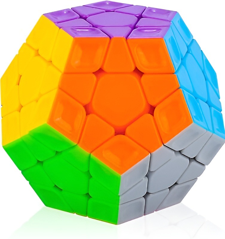 Megaminx Cube 3X3X3 Super Smooth and Stickerles Multicolor Toy for All. 