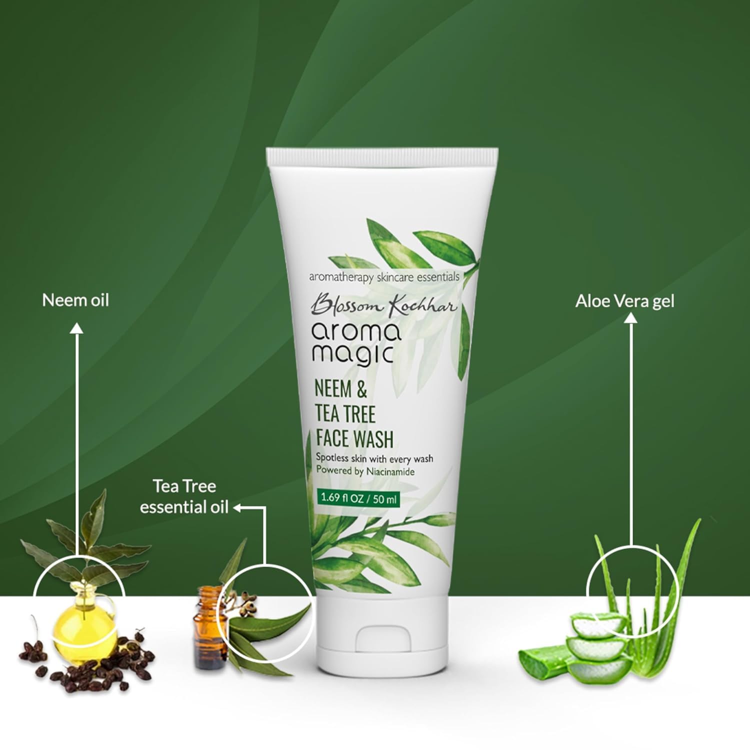 Aroma Magic Neem & Tea Tree Face Wash 100 ml