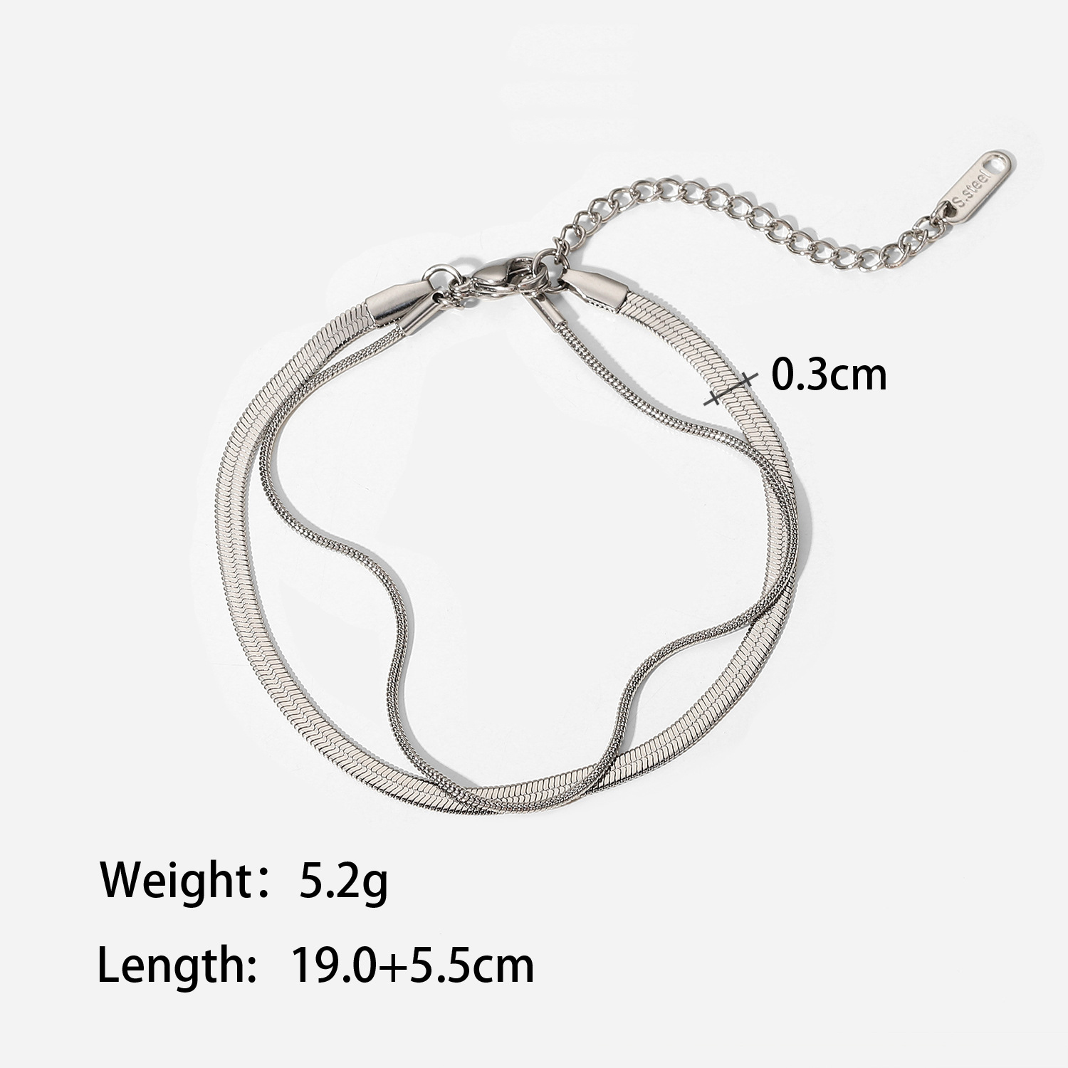 Snake Bracelets homme Bijoux en acier inoxydable Mens bracelets Men's Jewelry Stainless Steel Bracelet Men Pulseras para hombres. 