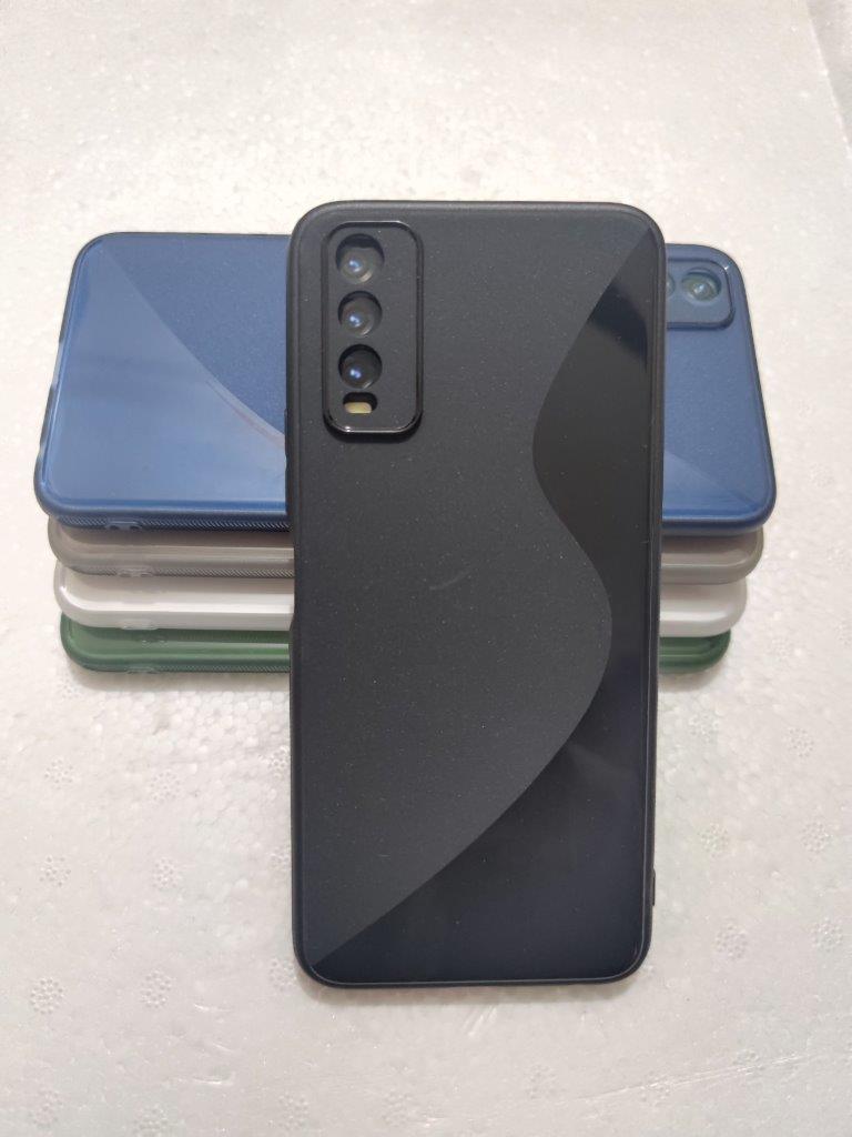 For Vivo Y20 / Y12S / Y12A Case -S Design Tpu Ultra Thin Soft Back Cover