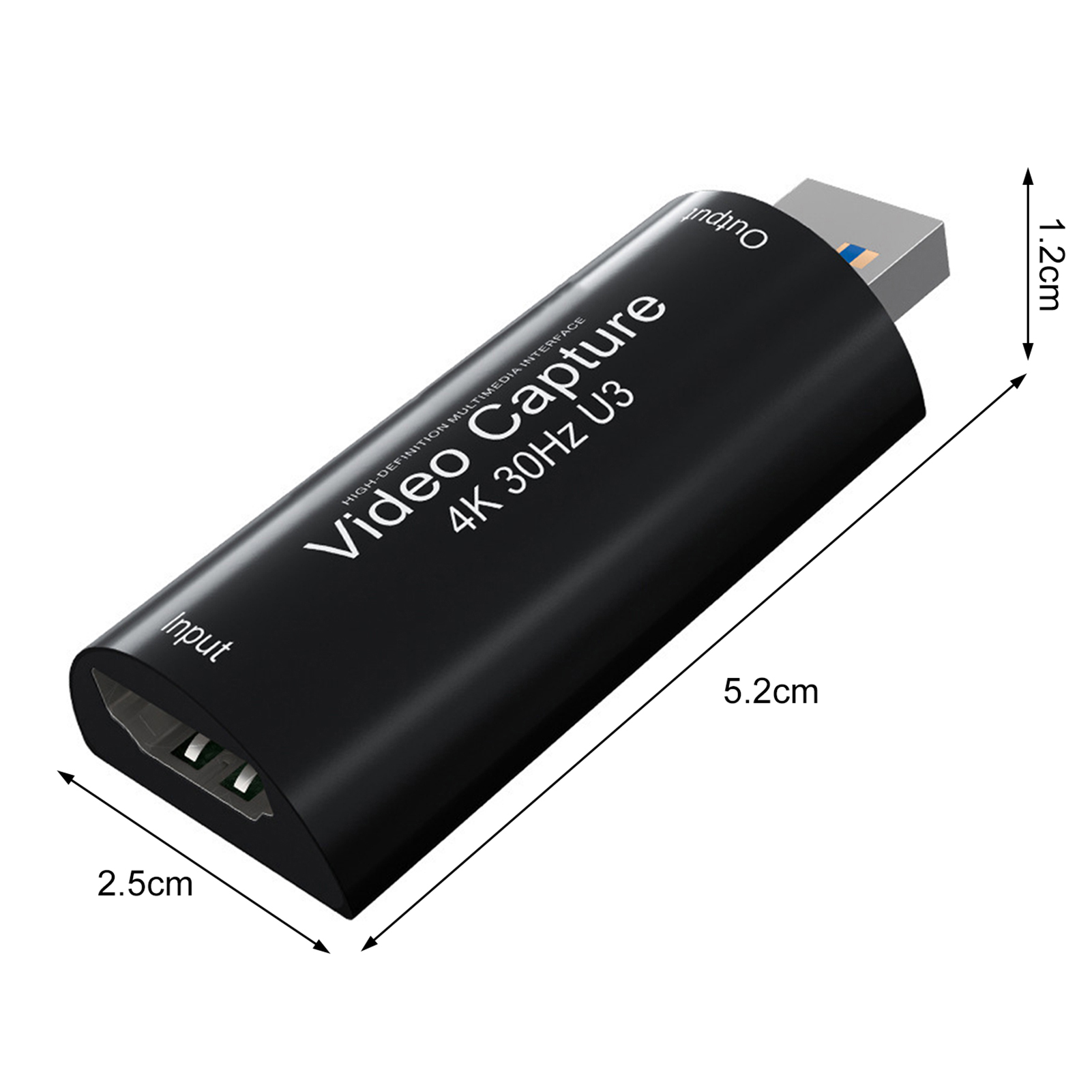 Video Capture Card Low Latency USB 3.0 to HDMI-compatible Video Audio Capture Card. 