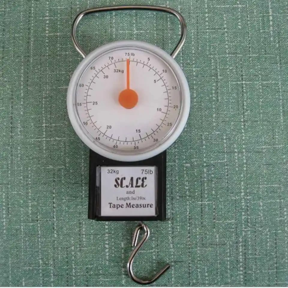 35 kg High-Precision Mechanical Weight Scale with 35 kg Capacity - Accurate Pointer Measurement for Home and Kitchen Use. 