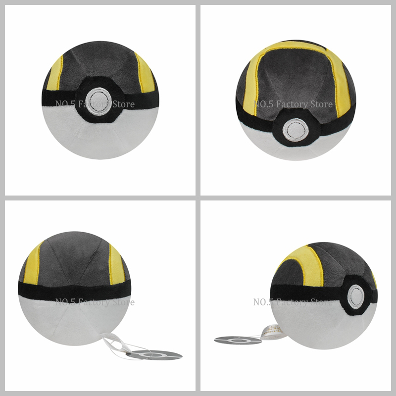 9Styles Pokemon Plush Pokeball Stuffed Toy Master Ball Poke Ball Great Ball Beast Ball Dusk Ball Hisuian Ultra Ball Peluche Doll. 