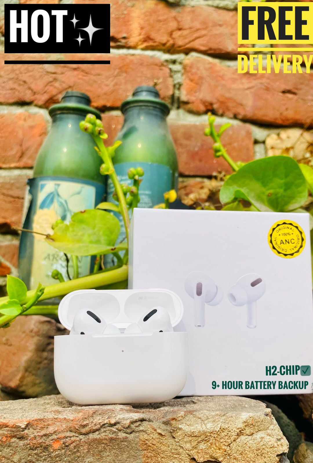 AirPods Pro first Generation  specials Dubai edition  Wireless Charging Bluetooth Earbuds. 