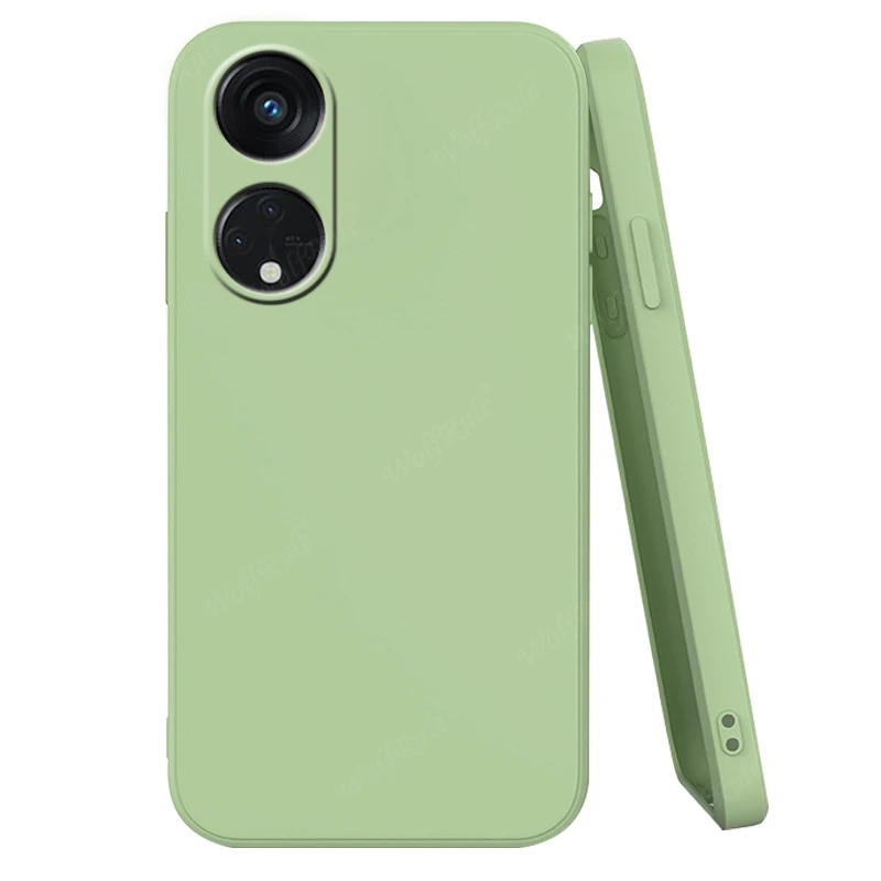 Topme Custodia Compatibile con OPPO A98 5G (6.7) – Protezione Sicura e Elegante - Arancia