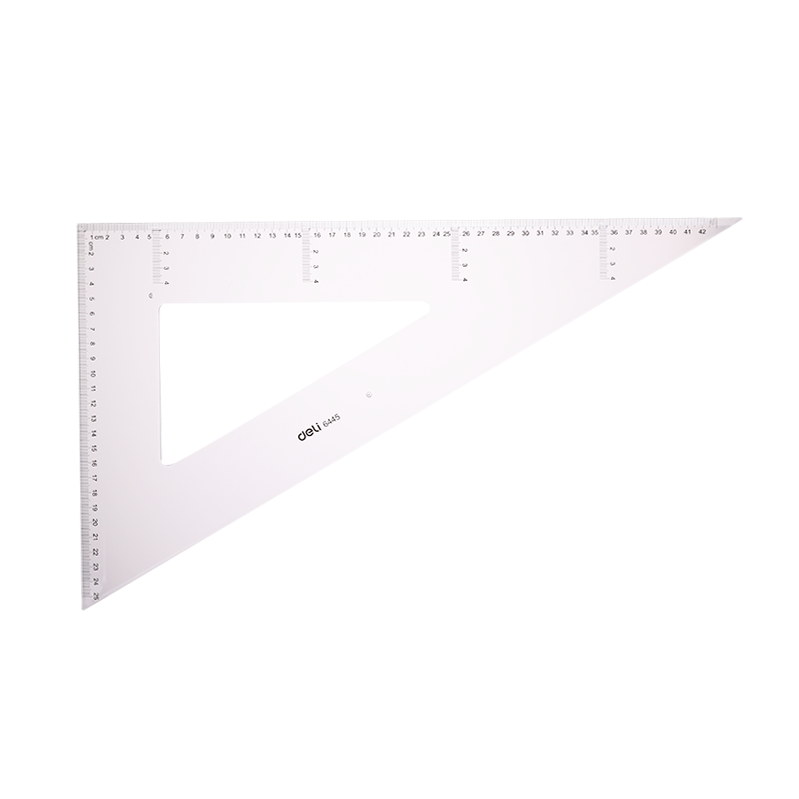Deli 6445 Set Square 43 CM Two Sets Triangle Ruler. 