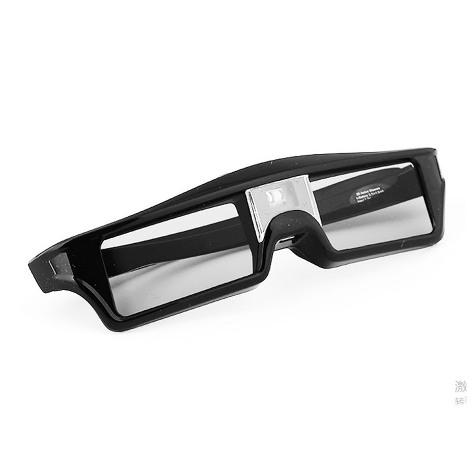 3D Glasses Rechargeable 3D Active Shutter Glasses Eyewear For DLP 3D Projector-black. 