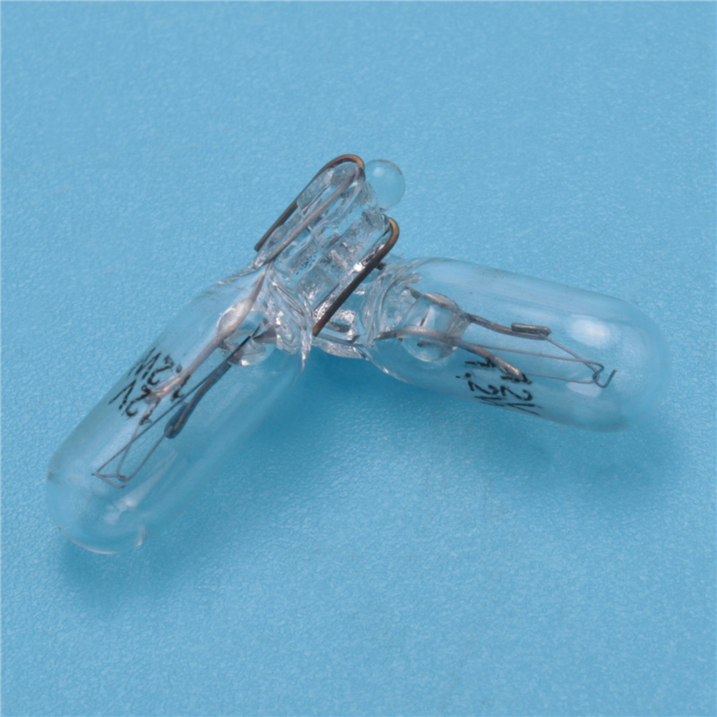 40Pcs T5 17 86 206 286 Halogen Bulb Car Instrument Panel Lamp Auto Wedge Dashboard Lamp 1.2W 12V Warm White. 