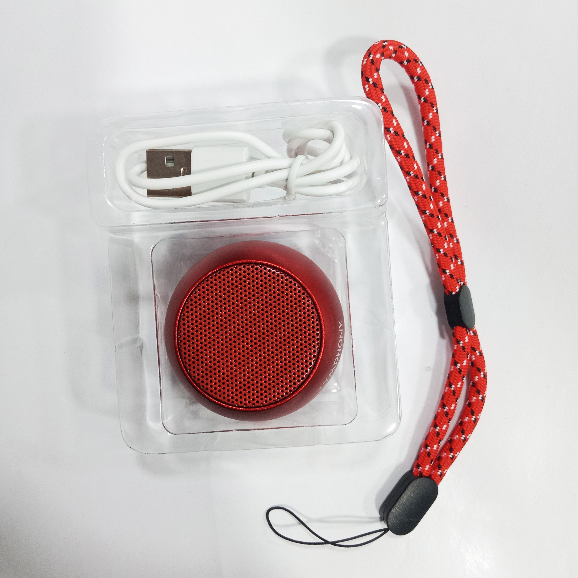 Mini Metal Portable Wireless Bluetooth Speaker Of Symphony Multi Color. 