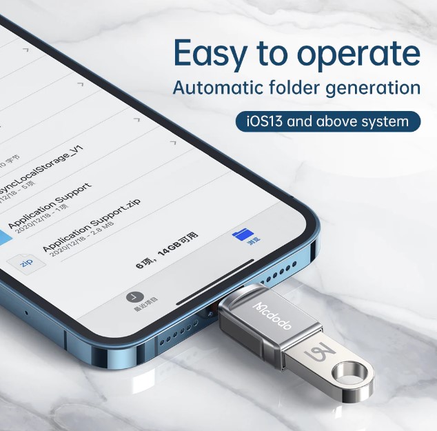 McDodo OT-860 OTG USB-A 3.0 To Lightning Adapter Lightning micro usb to lightning converter. 