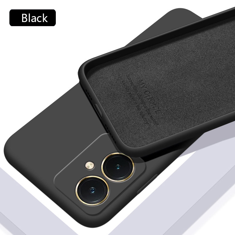 Sroof For VIVO Y27 Liquid Silicone Macaron Candy Color TPU Falling and shockproof Soft Phone Case Shell Protector Back Cover