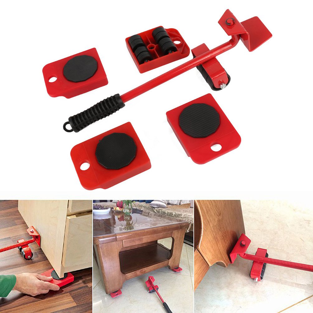 MA Five-piece Set Practical Furniture Mover For Heavy Object Mover Convenient Moving Tool Hardware Tool. 