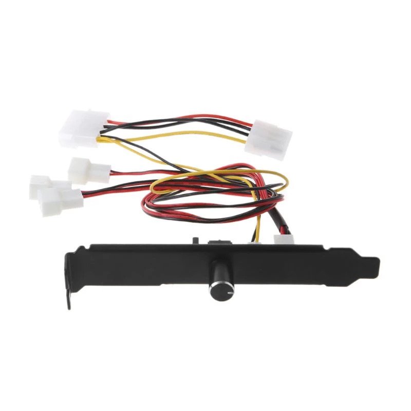 3 Channel Computer PC Cooling Fan Controller Cooler Speed Regulator For PCI Temperature Control Regulation CPU Housing VGA HDD F. 
