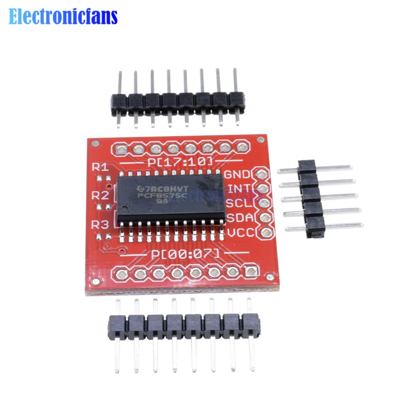 【Alizeker Mall】PCF8575 PCF8575C IIC I2C Extension Shield Module 400kHZ SMBus I/O Ports For. 